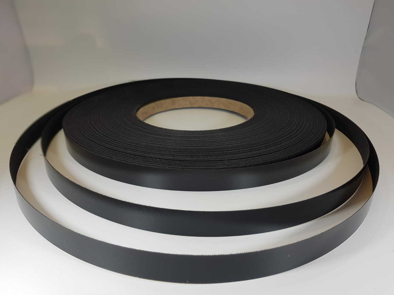 Edge Banding Tape Iron-on Edging Pre-Glued Melamine BLACK GLOSS Edge Banding Tape Iron-on Edging Pre-Glued Melamine BLACK GLOSS